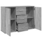 vidaXL Sideboard Grau Sonoma 90,5x29,5x65 cm Holzwerkstoff vidaXL Sideboard Grau Sonoma 90,5x29,5x65 cm Holzwerkstoff