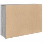 vidaXL Sideboard Grau Sonoma 90,5x29,5x65 cm Holzwerkstoff vidaXL Sideboard Grau Sonoma 90,5x29,5x65 cm Holzwerkstoff