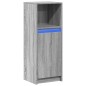 vidaXL LED-Sideboard Grau Sonoma 38x34x100 cm Holzwerkstoff vidaXL LED-Sideboard Grau Sonoma 38x34x100 cm Holzwerkstoff