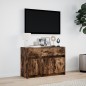 vidaXL TV-Schrank mit LED-Beleuchtung Räuchereiche 91x34x61 cm vidaXL TV-Schrank mit LED-Beleuchtung Räuchereiche 91x34x61 cm