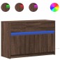 vidaXL TV-Schrank mit LED-Beleuchtung Braun Eichen-Optik 91x34x61 cm vidaXL TV-Schrank mit LED-Beleuchtung Braun Eichen-Optik 91x34x61 cm