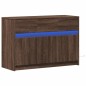 vidaXL TV-Schrank mit LED-Beleuchtung Braun Eichen-Optik 91x34x61 cm vidaXL TV-Schrank mit LED-Beleuchtung Braun Eichen-Optik 91x34x61 cm