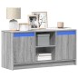 vidaXL TV-Schrank mit LED-Beleuchtung Grau Sonoma 100x34x50 cm vidaXL TV-Schrank mit LED-Beleuchtung Grau Sonoma 100x34x50 cm