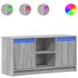 vidaXL TV-Schrank mit LED-Beleuchtung Grau Sonoma 100x34x50 cm vidaXL TV-Schrank mit LED-Beleuchtung Grau Sonoma 100x34x50 cm