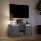 vidaXL TV-Schrank mit LED-Beleuchtung Grau Sonoma 100x34x50 cm vidaXL TV-Schrank mit LED-Beleuchtung Grau Sonoma 100x34x50 cm