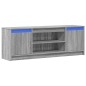 vidaXL TV-Schrank mit LED-Beleuchtung Grau Sonoma 139,5x34x50 cm vidaXL TV-Schrank mit LED-Beleuchtung Grau Sonoma 139,5x34x50 cm
