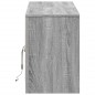 vidaXL TV-Schrank mit LED-Beleuchtung Grau Sonoma 139,5x34x50 cm vidaXL TV-Schrank mit LED-Beleuchtung Grau Sonoma 139,5x34x50 cm