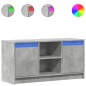 vidaXL TV-Schrank mit LED-Beleuchtung Betongrau 100x34x50 cm vidaXL TV-Schrank mit LED-Beleuchtung Betongrau 100x34x50 cm
