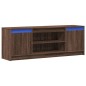 vidaXL TV-Schrank mit LED-Beleuchtung Braun Eichen-Optik 139,5x34x50cm vidaXL TV-Schrank mit LED-Beleuchtung Braun Eichen-Optik 139,5x34x50cm