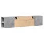 vidaXL TV-Wandschrank mit LED-Beleuchtung Betongrau 180x31x39,5 cm vidaXL TV-Wandschrank mit LED-Beleuchtung Betongrau 180x31x39,5 cm