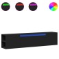 vidaXL TV-Wandschrank mit LED-Beleuchtung Schwarz 180x31x39,5 cm vidaXL TV-Wandschrank mit LED-Beleuchtung Schwarz 180x31x39,5 cm