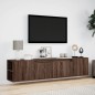 vidaXL TV-Wandschrank mit LED-Beleuchtung Braun Eiche 180x31x39,5 cm vidaXL TV-Wandschrank mit LED-Beleuchtung Braun Eiche 180x31x39,5 cm