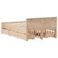 vidaXL Massivholzbett ohne Matratze mit Kopfteil 120x190 cm Kiefer vidaXL Massivholzbett ohne Matratze mit Kopfteil 120x190 cm Kiefer