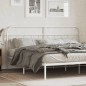 vidaXL Kopfteil Metall Weiß 200 cm vidaXL Kopfteil Metall Weiß 200 cm