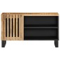 vidaXL TV-Schrank 80x34x46 cm Raues Massivholz Mango vidaXL TV-Schrank 80x34x46 cm Raues Massivholz Mango