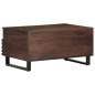 vidaXL Couchtisch Braun 80x55x40 cm Massivholz Mango vidaXL Couchtisch Braun 80x55x40 cm Massivholz Mango