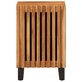 vidaXL Badschrank 38x34x58 cm Massivholz Akazie
