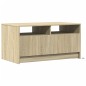 vidaXL LED-Couchtisch Sonoma-Eiche Holzwerkstoff vidaXL LED-Couchtisch Sonoma-Eiche Holzwerkstoff