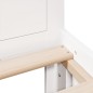 vidaXL Massivholzbett ohne Matratze mit Kopfteil Weiß 180x200 cm vidaXL Massivholzbett ohne Matratze mit Kopfteil Weiß 180x200 cm