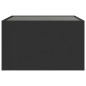 vidaXL Couchtisch mit Infinity-LED Schwarz 50x50x30 cm