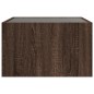 vidaXL Couchtisch mit Infinity-LED Braun Eichen-Optik 50x50x30 cm vidaXL Couchtisch mit Infinity-LED Braun Eichen-Optik 50x50x30 cm