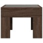 vidaXL Couchtisch mit Infinity-LED Braun Eichen-Optik 40x40x30 cm vidaXL Couchtisch mit Infinity-LED Braun Eichen-Optik 40x40x30 cm