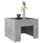 vidaXL Couchtisch mit Infinity-LED Betongrau 40x40x30 cm vidaXL Couchtisch mit Infinity-LED Betongrau 40x40x30 cm