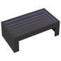 vidaXL Couchtisch mit Infinity-LED Schwarz 90x50x30 cm vidaXL Couchtisch mit Infinity-LED Schwarz 90x50x30 cm
