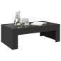 vidaXL Couchtisch mit Infinity-LED Schwarz 90x50x30 cm vidaXL Couchtisch mit Infinity-LED Schwarz 90x50x30 cm