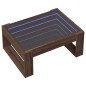 vidaXL Couchtisch mit Infinity-LED Braun Eichen-Optik 70x53x30 cm vidaXL Couchtisch mit Infinity-LED Braun Eichen-Optik 70x53x30 cm