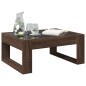 vidaXL Couchtisch mit Infinity-LED Braun Eichen-Optik 70x53x30 cm vidaXL Couchtisch mit Infinity-LED Braun Eichen-Optik 70x53x30 cm