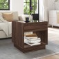 vidaXL Couchtisch mit Infinity-LED Braun Eichen-Optik 50x50x50 cm vidaXL Couchtisch mit Infinity-LED Braun Eichen-Optik 50x50x50 cm
