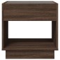 vidaXL Couchtisch mit Infinity-LED Braun Eichen-Optik 50x50x50 cm vidaXL Couchtisch mit Infinity-LED Braun Eichen-Optik 50x50x50 cm