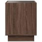 vidaXL Couchtisch mit Infinity-LED Braun Eichen-Optik 50x50x50 cm vidaXL Couchtisch mit Infinity-LED Braun Eichen-Optik 50x50x50 cm