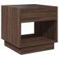 vidaXL Couchtisch mit Infinity-LED Braun Eichen-Optik 50x50x50 cm vidaXL Couchtisch mit Infinity-LED Braun Eichen-Optik 50x50x50 cm