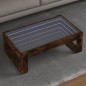 vidaXL Couchtisch mit Infinity-LED Räuchereiche 90x53x30 cm vidaXL Couchtisch mit Infinity-LED Räuchereiche 90x53x30 cm