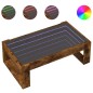 vidaXL Couchtisch mit Infinity-LED Räuchereiche 90x53x30 cm vidaXL Couchtisch mit Infinity-LED Räuchereiche 90x53x30 cm
