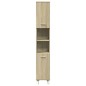 vidaXL Badschrank Sonoma-Eiche 30,5x30x179 cm Holzwerkstoff vidaXL Badschrank Sonoma-Eiche 30,5x30x179 cm Holzwerkstoff