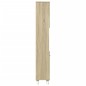 vidaXL Badschrank Sonoma-Eiche 30,5x30x179 cm Holzwerkstoff vidaXL Badschrank Sonoma-Eiche 30,5x30x179 cm Holzwerkstoff