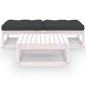vidaXL 3-tlg. Garten-Lounge-Set mit Kissen Massivholz Kiefer vidaXL 3-tlg. Garten-Lounge-Set mit Kissen Massivholz Kiefer