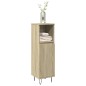 vidaXL Badschrank Sonoma-Eiche 30x30x100 cm Holzwerkstoff vidaXL Badschrank Sonoma-Eiche 30x30x100 cm Holzwerkstoff
