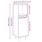 vidaXL Badschrank Sonoma-Eiche 30x30x100 cm Holzwerkstoff vidaXL Badschrank Sonoma-Eiche 30x30x100 cm Holzwerkstoff