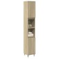 vidaXL Badschrank Sonoma-Eiche 30x30x190 cm Holzwerkstoff vidaXL Badschrank Sonoma-Eiche 30x30x190 cm Holzwerkstoff
