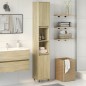 vidaXL Badschrank Sonoma-Eiche 30x30x190 cm Holzwerkstoff vidaXL Badschrank Sonoma-Eiche 30x30x190 cm Holzwerkstoff