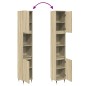 vidaXL Badschrank Sonoma-Eiche 30x30x190 cm Holzwerkstoff vidaXL Badschrank Sonoma-Eiche 30x30x190 cm Holzwerkstoff