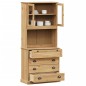 vidaXL Highboard VIGO 80x40x176 cm Massivholz Kiefer vidaXL Highboard VIGO 80x40x176 cm Massivholz Kiefer