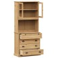 vidaXL Highboard VIGO 80x40x176 cm Massivholz Kiefer vidaXL Highboard VIGO 80x40x176 cm Massivholz Kiefer