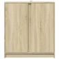vidaXL LED-Sideboard Sonoma-Eiche 77x34x85 cm Holzwerkstoff vidaXL LED-Sideboard Sonoma-Eiche 77x34x85 cm Holzwerkstoff