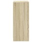 vidaXL LED-Sideboard Sonoma-Eiche 77x34x85 cm Holzwerkstoff vidaXL LED-Sideboard Sonoma-Eiche 77x34x85 cm Holzwerkstoff