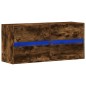 vidaXL TV-Wandschrank mit LED-Beleuchtung Räuchereiche 100x31x45 cm vidaXL TV-Wandschrank mit LED-Beleuchtung Räuchereiche 100x31x45 cm